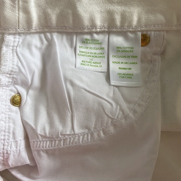 Lilly Pulitzer white denim skirt 🤍 - Picture 6 of 7